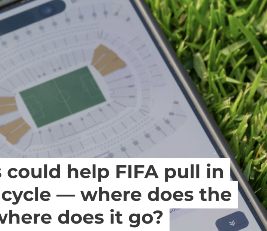 FIFA’s secondary ticket market can be seen on a smartphone screen. Maximilian Haupt / picture alliance via Getty Images